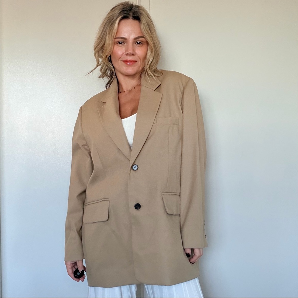 Almina Concept Oversized Double Button Blazer - Picture 8 of 16